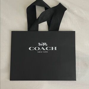 Coach Black Shopping Tote